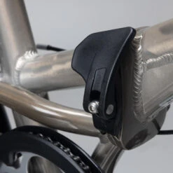 VELO PLIANT BTWIN FOLD 560 ALUMINIUM BRUT VERNIS -Velo Composant Magasin velo pliant btwin fold 560 aluminium brut vernis 5