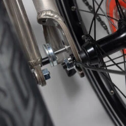 VELO PLIANT BTWIN FOLD 560 ALUMINIUM BRUT VERNIS -Velo Composant Magasin velo pliant btwin fold 560 aluminium brut vernis 7