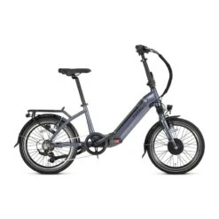 Vélo Pliant électrique Popal E-Folt Tourer - Moteur De Roue Avant - 420Wh - Gris