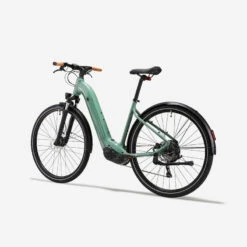 Rockrider Vélo Tout Chemin électrique à Moteur Central - Cadre Bas - E-actv 500 Vert -Velo Composant Magasin velo tout chemin electrique a moteur central cadre bas e actv 500 vert 2