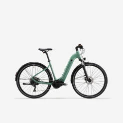 Rockrider Vélo Tout Chemin électrique à Moteur Central - Cadre Bas - E-actv 500 Vert