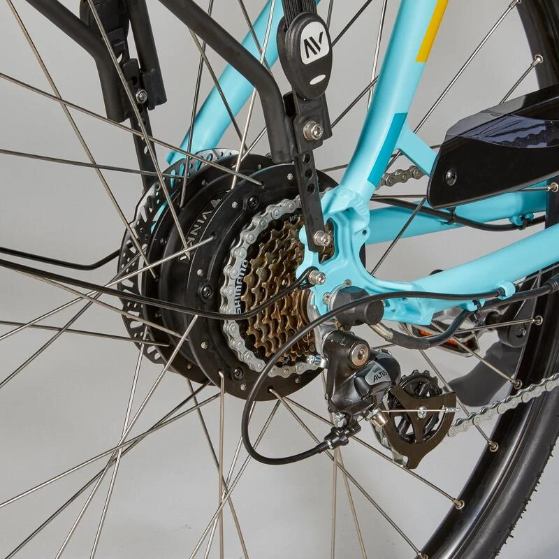 Vélo ville électrique - NEOMOUV Sinapia Hydraulique - Turquoise Vélo Ville électrique - NEOMOUV Sinapia Hydraulique - Turquoise -Velo Composant Magasin velo ville electrique neomouv sinapia hydraulique turquoise 4