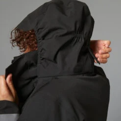 BTWIN VESTE PLUIE CHAUDE VELO VILLE VISIBILITE NUIT 540 FEMME NOIR -Velo Composant Magasin veste pluie chaude velo ville visibilite nuit 540 femme noir 5