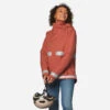 BTWIN VESTE PLUIE CHAUDE VELO VILLE VISIBILITE NUIT 540 FEMME TERRA COTTA