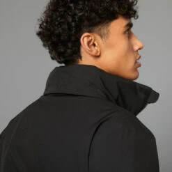 BTWIN VESTE PLUIE CHAUDE VELO VILLE VISIBILITE NUIT 540 HOMME NOIR -Velo Composant Magasin veste pluie chaude velo ville visibilite nuit 540 homme noir 6