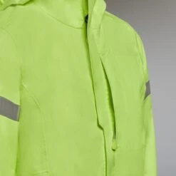BTWIN VESTE VÉLO 500 ENFANT PLUIE JAUNE HAUTE VISIBILITÉ -Velo Composant Magasin veste velo 500 enfant pluie jaune haute visibilite 7