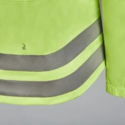 BTWIN VESTE VÉLO 500 ENFANT PLUIE JAUNE HAUTE VISIBILITÉ -Velo Composant Magasin veste velo 500 enfant pluie jaune haute visibilite 9