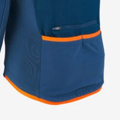BTWIN VESTE VELO ENFANT 500 BLEU ORANGE -Velo Composant Magasin veste velo enfant 500 bleu orange 2